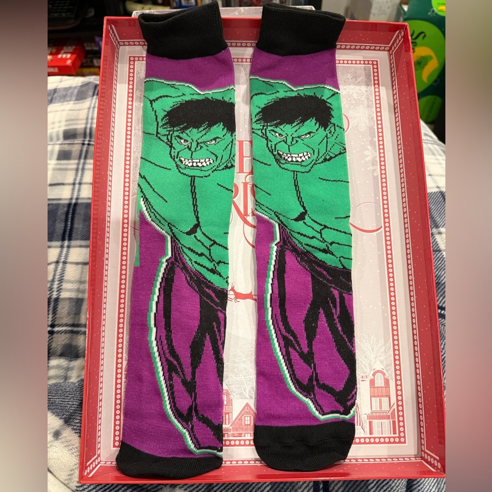 Marvel The Hulk Socks (Brand New)